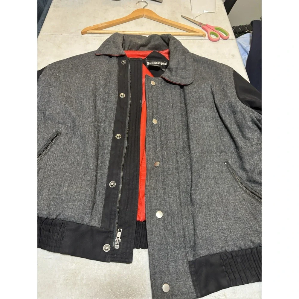 Vintage‎ Stratojac Jacket Red Mens Size 42 L Winter Jacket